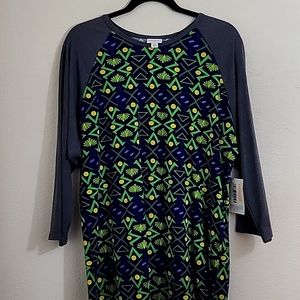3XL Blue Lularoe Randy